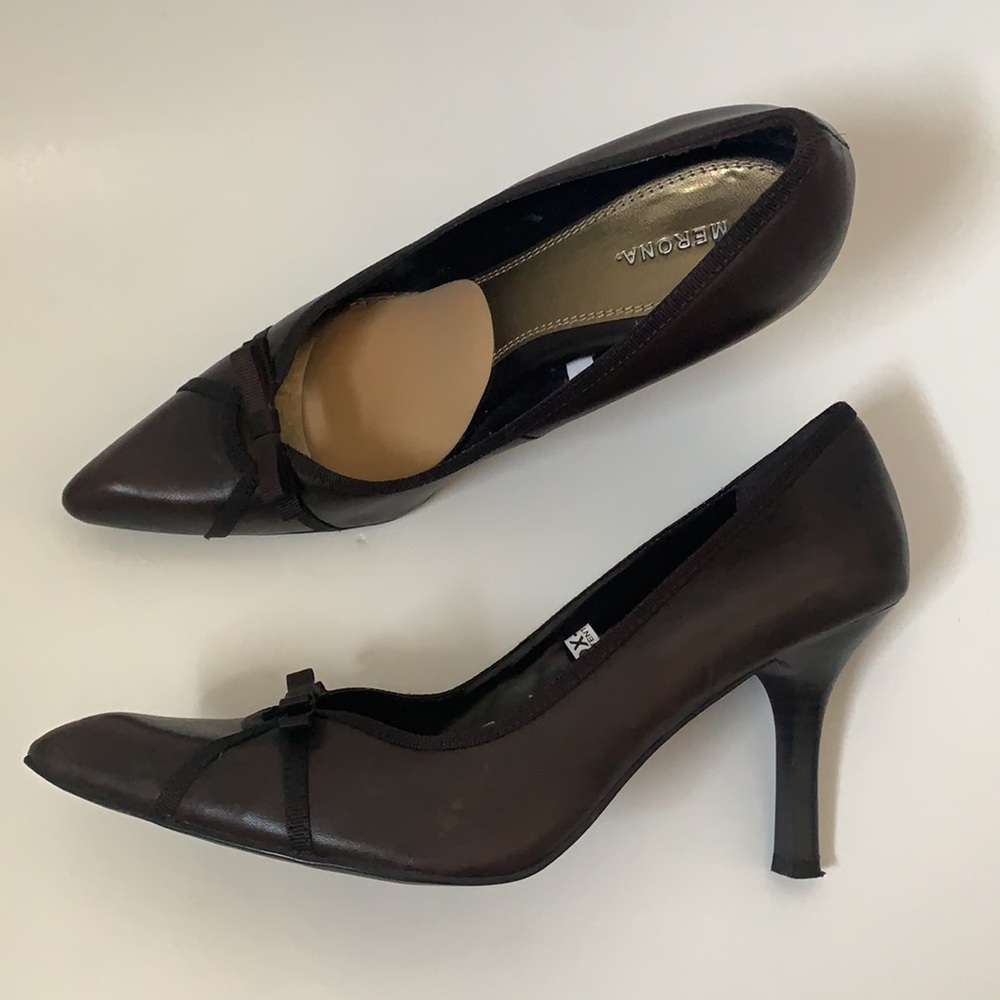 Merona Woman’s Brown Heels. Size 9 - Picture 6 of 8